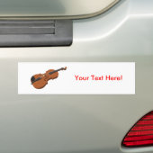 Viool: 3D Model: Bumpersticker (Op auto)