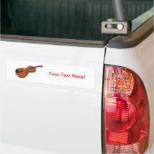 Viool: 3D Model: Bumpersticker (Op Truck)
