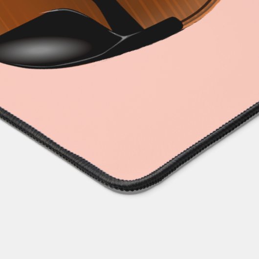 Viool en Bow Strings Muzikale Design Desk Mat (Hoek)