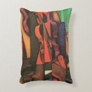 Viool en gitaar van Juan Gris, Vintage Kubisme Kun Accent Kussen