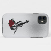 Viool en Rozen Case-Mate iPhone Case (Achterkant (horizontaal))