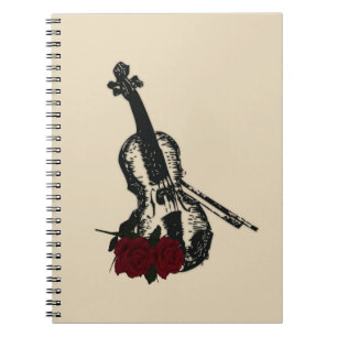 Viool en Rozen Notitieboek