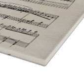 Viool en rozen Vintage bladmuziekontwerp Snijplank (Hoek)