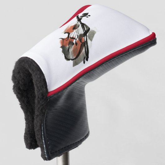Viool Golfheadcover (3/4 voorkant)