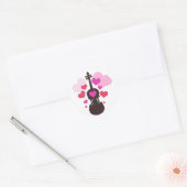 Viool Liefde Stickers (Envelop)