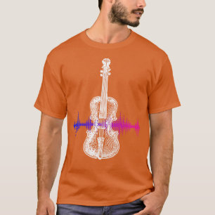 Viool Muziek Geluidsgolf T-shirt