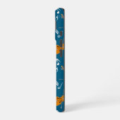 Viool Muziek Notitie Patroon iPhone 16 Hoesje (Linkerkant)