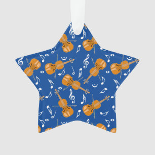 Viool Muziek Notitie Patroon Ornament