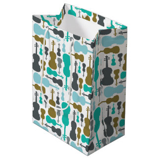 Viool of Viola patroon Medium Cadeauzakje