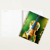  viool versierd rondom met drie dim planner (Display)