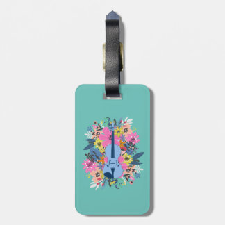 Viool / Viola Flower Hoesje Label / Gepersonalisee Bagagelabel