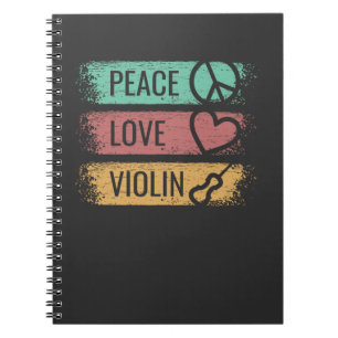 Viool Violist Strijkstok Notitieboek