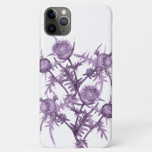 vioolbloempatroon iPhone 11 pro max hoesje