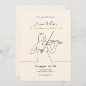 Vioolistisch Afstuderen Kaart (Voorkant / Achterkant)