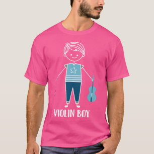 Viooljongen - Muzikant Fiddle Player Orchestra Vio T-shirt