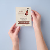 Vioollessen Flyer (Hand)