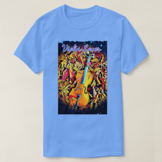 vioolliefhebber 2 t-shirt (Design voorkant)