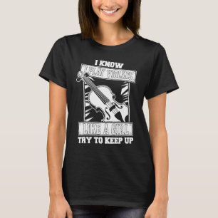 Vioolmeisje Vioolspeler T-shirt