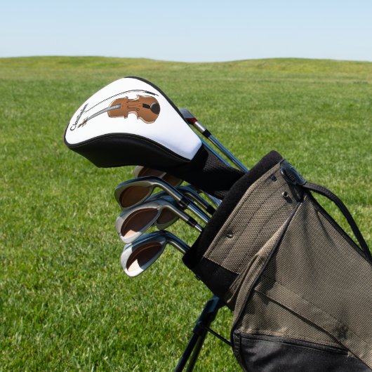 Vioolontwerp Golfheadcover (Insitu)