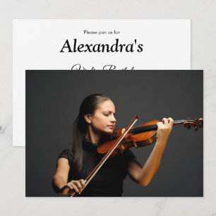 Vioolrecital Concert Klassieke Muziek Kaart