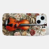 Vioolschoonheid, bloemenkunstmatig  AI-gegenereerd Case-Mate iPhone Case (Achterkant (horizontaal))