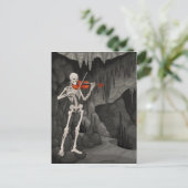 vioolskelet briefkaart (Staand voorkant)