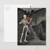 vioolskelet briefkaart (Voorkant / Achterkant)