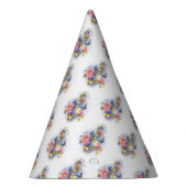 Vioolsleutel met roze rozen feesthoedjes (Rechts)