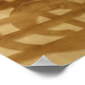 Vioolsleutel Poster (Hoek)