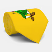 Vioolspelende Leprechaun voor St. Patrick's Day da Stropdas (Opgerold)