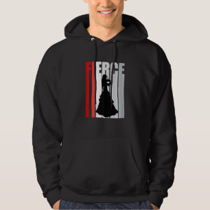 Vioolspeler Dames Rood Muziekinstrument Viool Hoodie