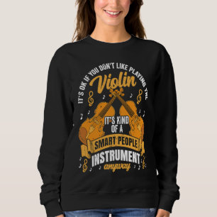 Vioolspeler Kleding Instrument voor Violist Muziek Trui