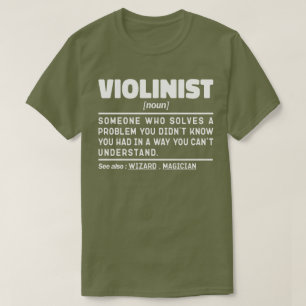 Vioolspeler Verjaardag Vioolspeler T-shirt