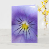 Viooltje Kaart (Gele Bloem)