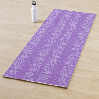 Viooltjes in amethist kleur patroon yoga mat