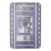 Viooltjes in een maanpot badmat (Voorkant Verticaal)