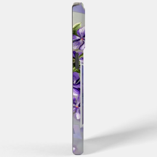 Viooltjes in een maanpot Case-Mate iPhone case (Achterkant / Rechts)