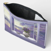 Viooltjes in een maanpot etui (Open)