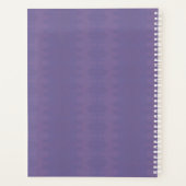 Viooltjes in een maanpot planner (Achterkant)