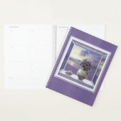 Viooltjes in een maanpot planner (Display)