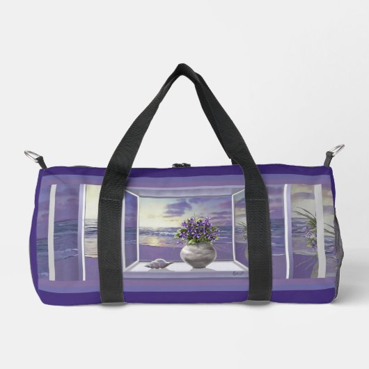 Viooltjes in een maanpot plunjezak (Voorkant)