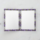 Viooltjes in een Moon Jar Blanck kaart (Binnen)