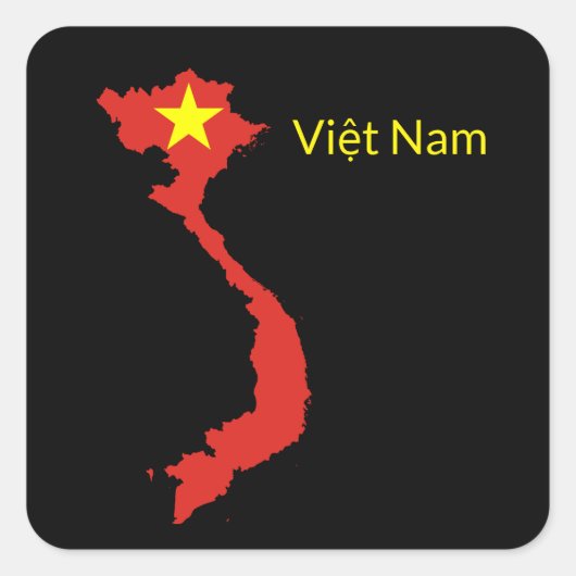 Vioott Nam Vierkante Sticker (Voorkant)