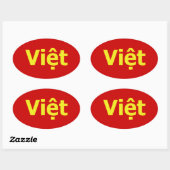 Vioott Ovale Sticker (Vel)