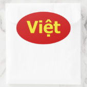 Vioott Ovale Sticker (Tas)