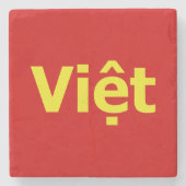 Vioott Stenen Onderzetter (Voorkant)