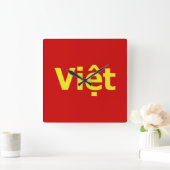 Vioott Vierkante Klok (Huis)