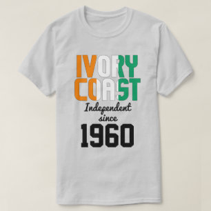 Viory Coast Flag Independence Celebration T-shirt