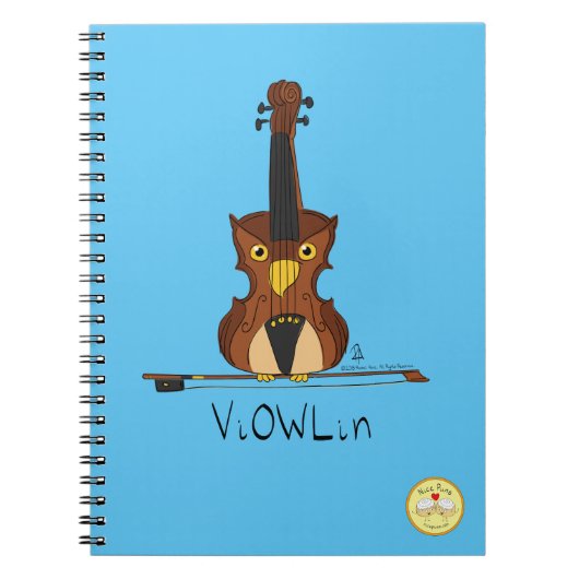 ViOWLin Cahier de musique pour violon (Devant)