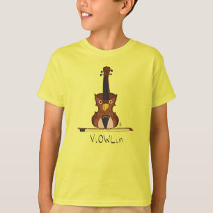 ViOWLin Violin Owl Kind's T-Shirt